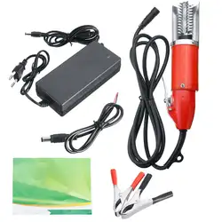 120W Waterproof Electric Fish Scale Scraper Fishing Scalers Clean Easy Fish Stripper Remover Cleaner Tool Charging Adapter