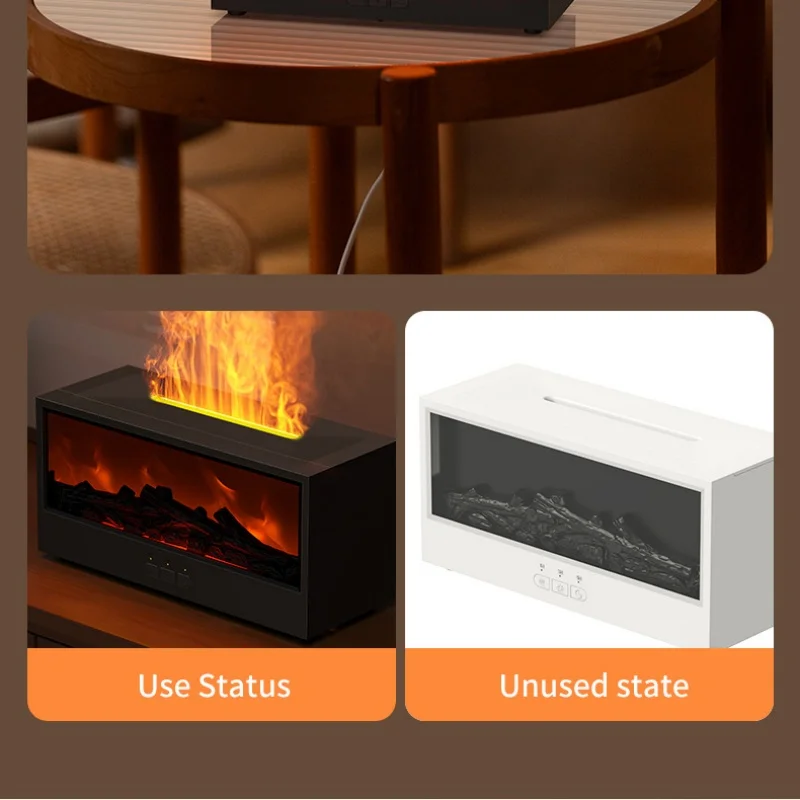 LED Light Remote Control Creative Gift Fireplace Aromatherapy Machine Air Humidifier Aromatic Essential Oil Diffuser image 6