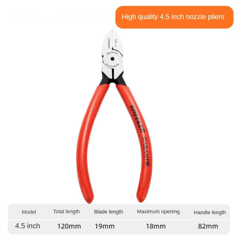 Nozzle Pliers Electronic Pliers Industrial Scissors Diagonal Pliers，for CuttingMetalWireCablePlasticsWood