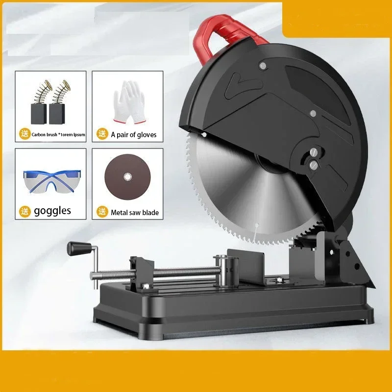 

NEW 355mm 7800W Wood metal Cutting woodworking bench top Sliding Miter Saw circular saw machine cut off machine