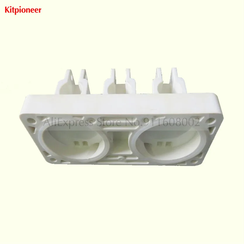 White Front Panel Discharge Block New Fitting Part For BQL Soft Serve Ice Cream Machines Accessories Spare Parts