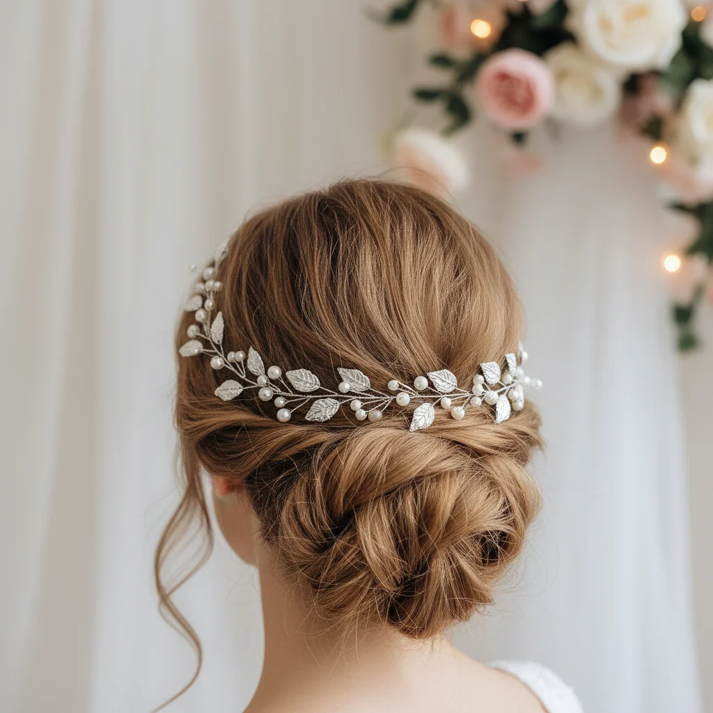 bridal-pearl-hairband-with-gold-silver-color-leaf-design-handmade-wedding-hair-jewelry-ornaments-for-updos-and-formal-events