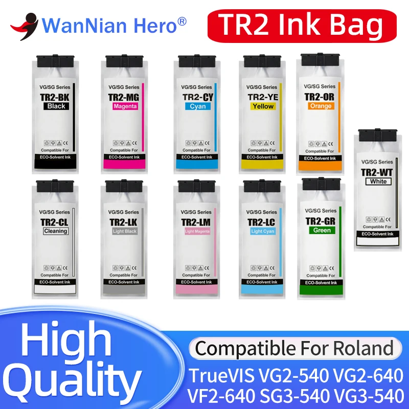 Compatible for Roland TrueVIS TR2 Ink Bag SG-300 SG-540 SG2-300 SG2-540 SG2-640 VG-540 VG-640 SG2-640 VG2 Printer Ink Cartridge