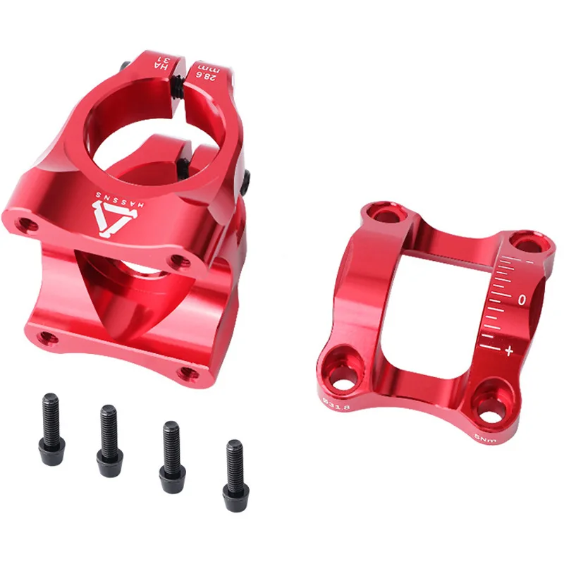 

HASSNS 28 6 31 8mm MTB Bike Stem for Mountain Road Bicycle AM FR DH Accessories