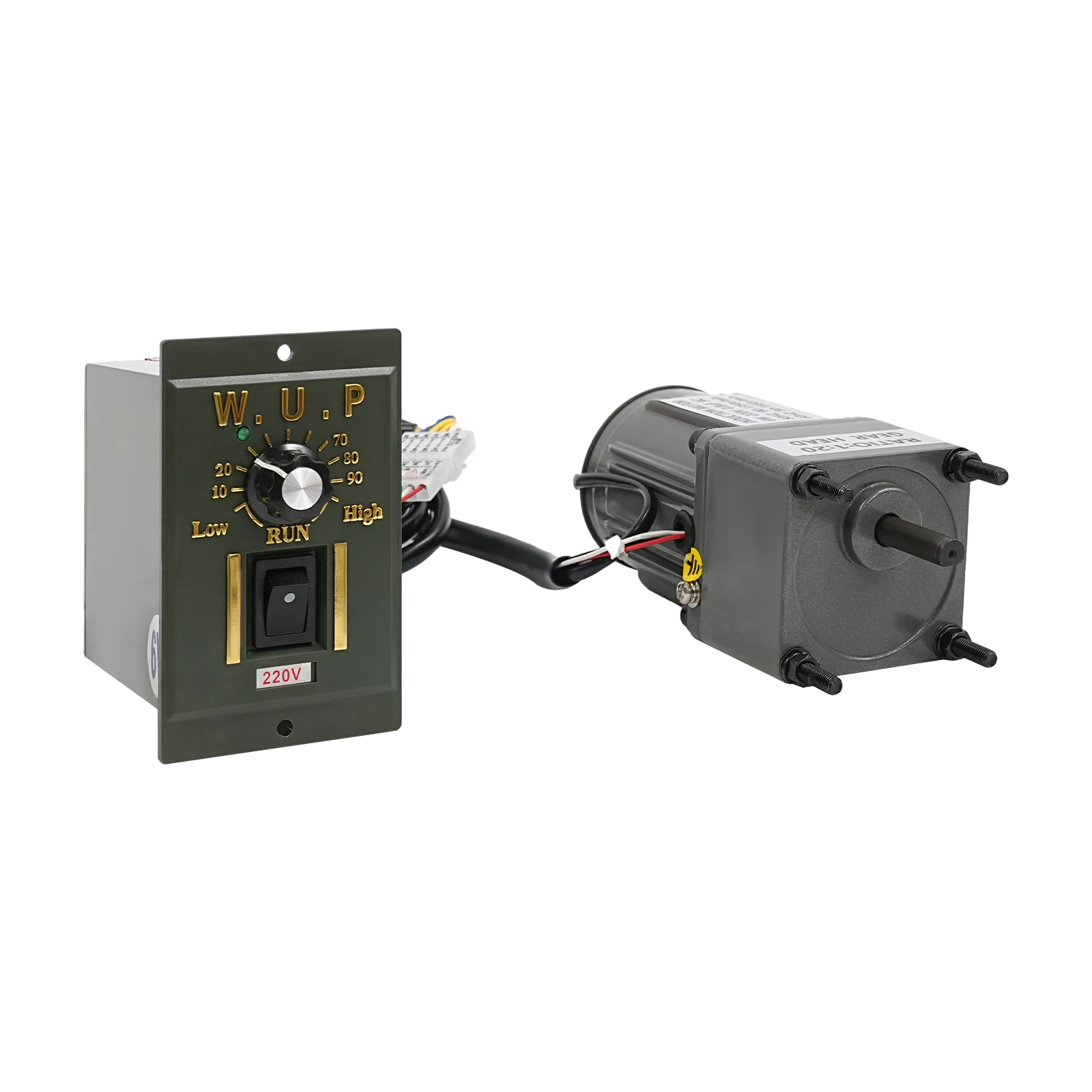 6W 20K Getriebemotor + Drehzahlregler 220V Einstellbarer Regler Getriebemotor 0-1400 U/min Motordrehzahlregler für die Industrie – Detail 8