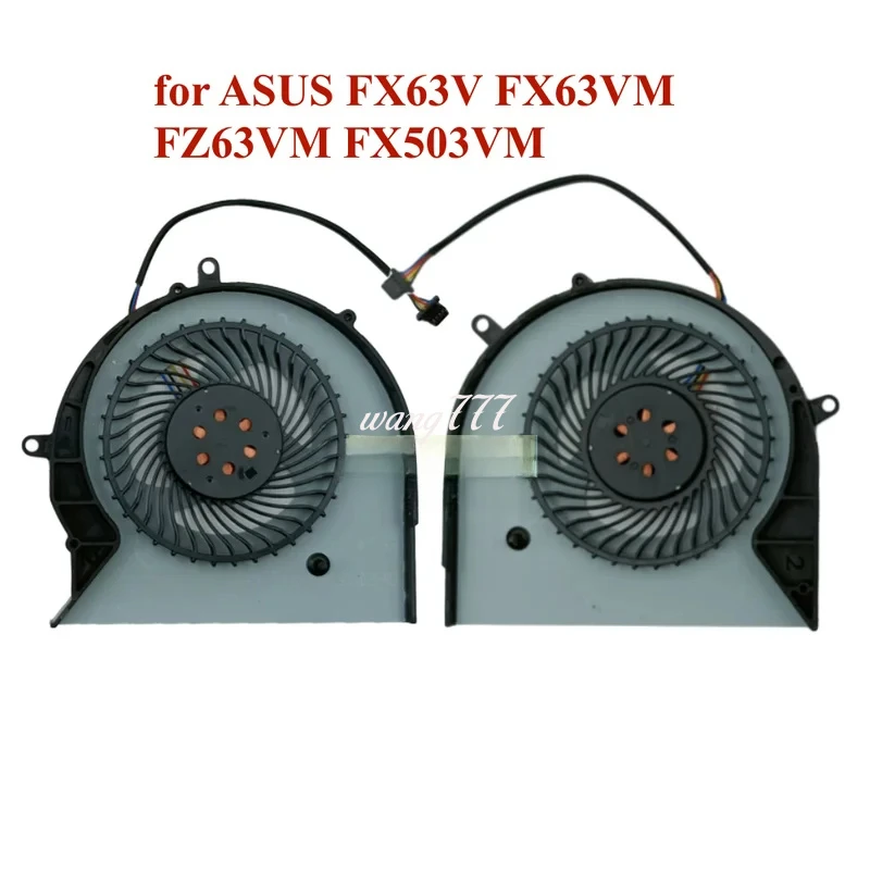 CPU GPU cooling fan for Asus fx63v fx63vm fz63vm fx503vm s5am gl703 ROG Strix gl703vm gl503vm series dfs552012m00t cooler fans