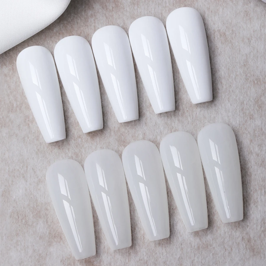 1-2 Stuks Wit En Melkwit Gel Nagellak UV LED Losweken Gel Nagellak Voor Nail Art DIY Salon Thuis Vakantie Cadeau Voor Vrouwen