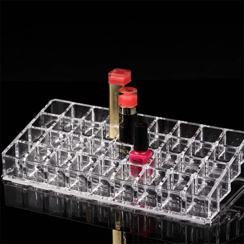 1pcs 36 Grid Acrylic Tattoo Ink Holder Stand Tattooing Pigment Liquid Storage Lipstick Case Container Makeup Supplies