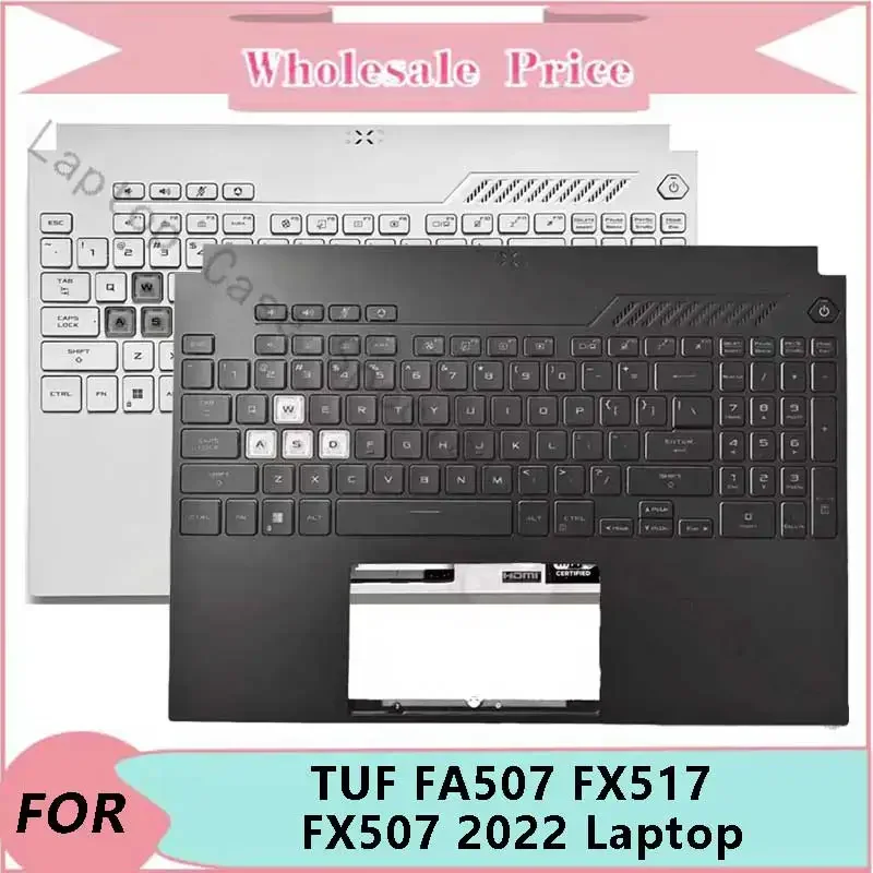 Nieuw Origineel Voor Asus Tuf Fa507 Fx517 Fx507 2022 Laptop Palmrest Case Toetsenbord Us Engelse Versie Bovenhoes