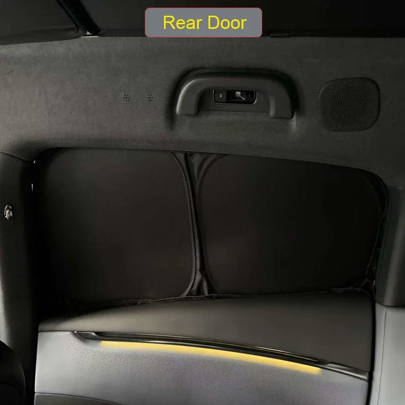 

For XPENG G7 2025-Present Car Black Window Privacy Sunshade Auto Anti-UV Heat Insulation Protect Cover Interior Accessory