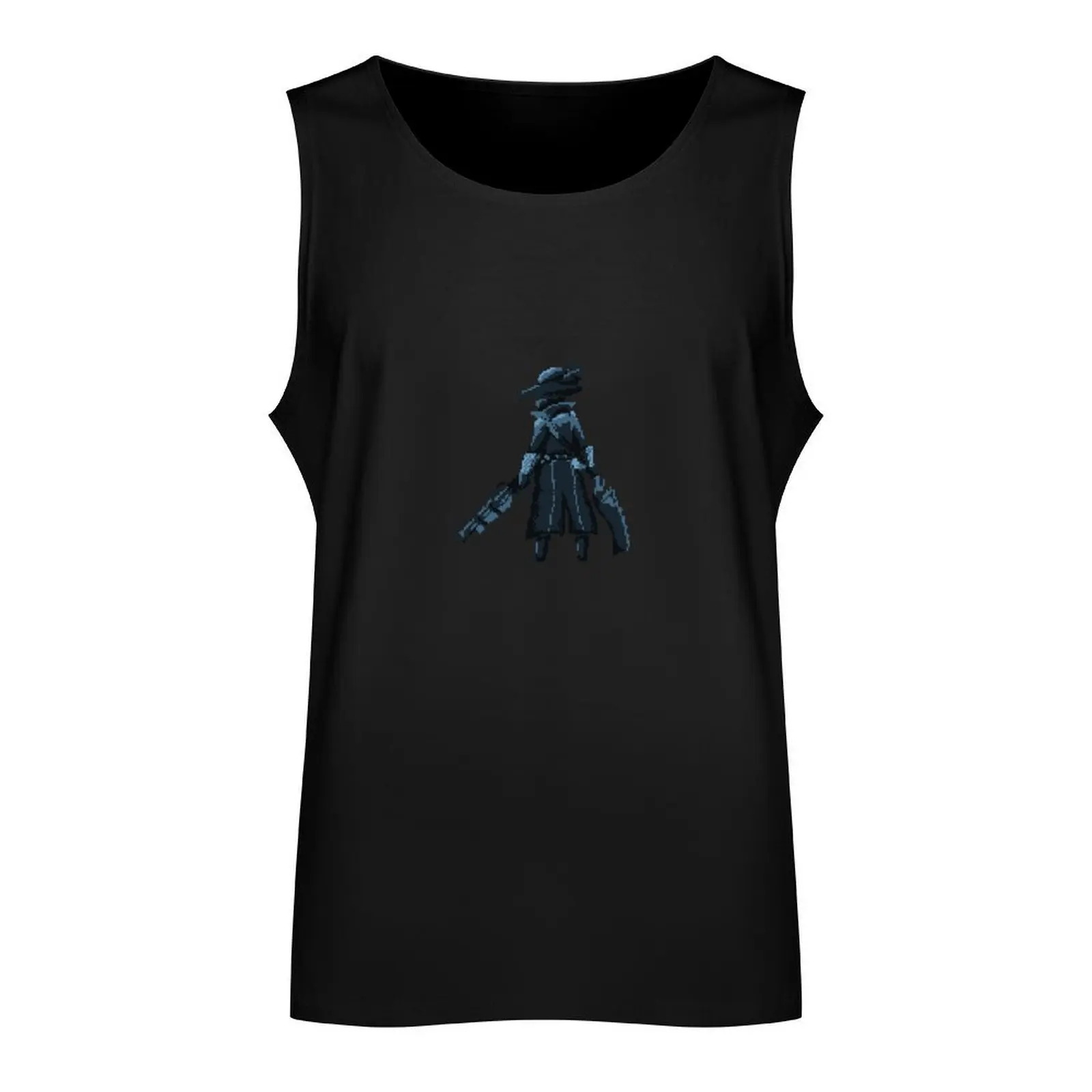 Pixel Souls - Bloodborne Tank Top Gym T-shirts for men summer clothes men 2024 anime clothes Gym clothes