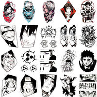 Naruto Tattoo Stickers Waterproof Long-lasting Naruto Uzumaki Naruto Kakashi Gaara Orochimaru Caricature Kid Birthday Toy Gifts