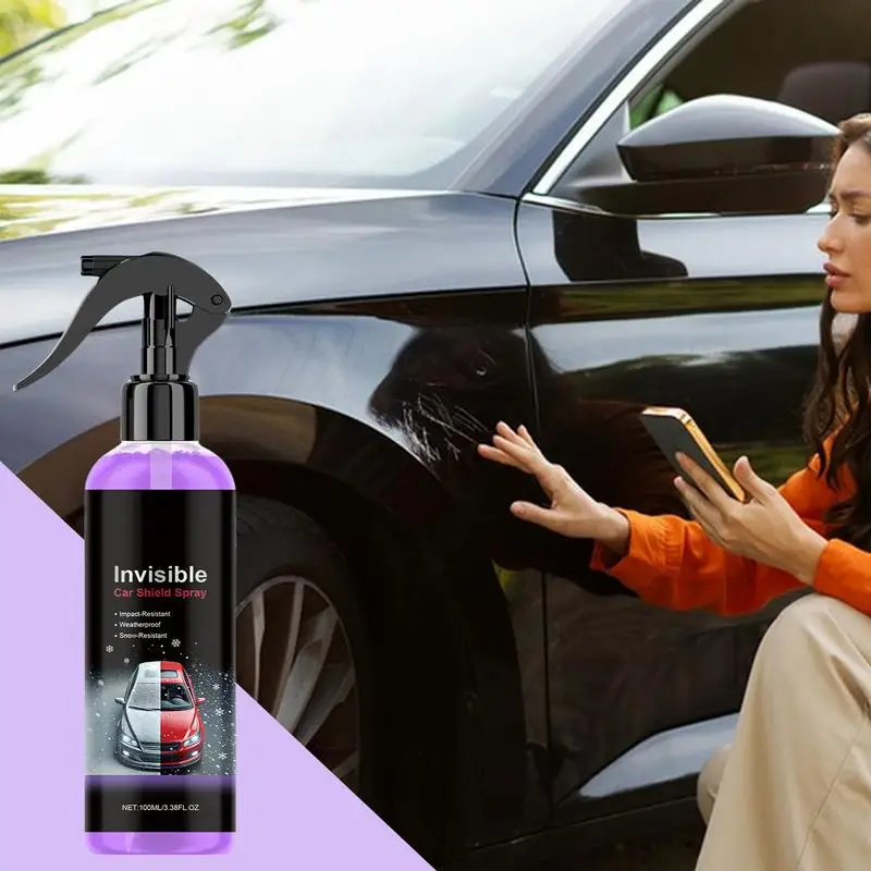 Spray de revestimento cerâmico para carro, alta proteção, líquido rápido, cera de carro, revestimento em spray cerâmico, 100ml, selante de tinta de alto brilho