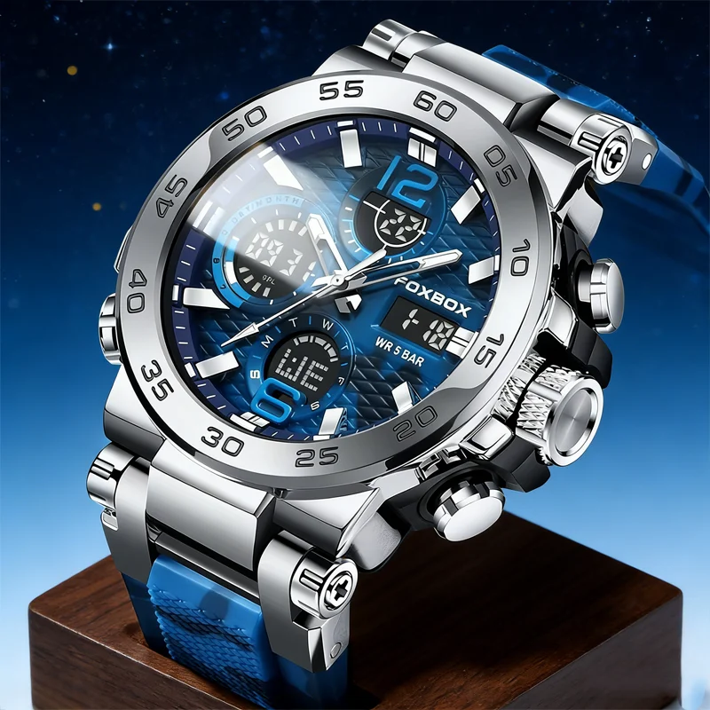 

LIGE военные мужские часы, лучшие роскошные светодиодные цифровые часы со светодиодным цифровым дисплеем, светящиеся кварцевые часы, модные спортивные часы с хронографом для мужчин