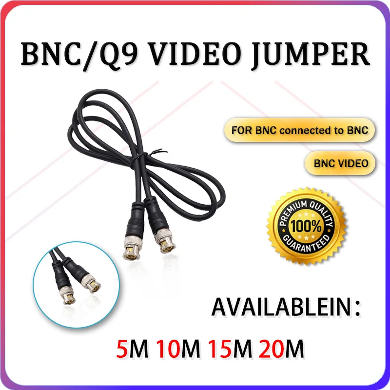 

5M/10M/15M/20M BNC Male to BNC Male Cable Cord For BNC Adapter Home Extension Connector Adapter wire for CCTV Camera
