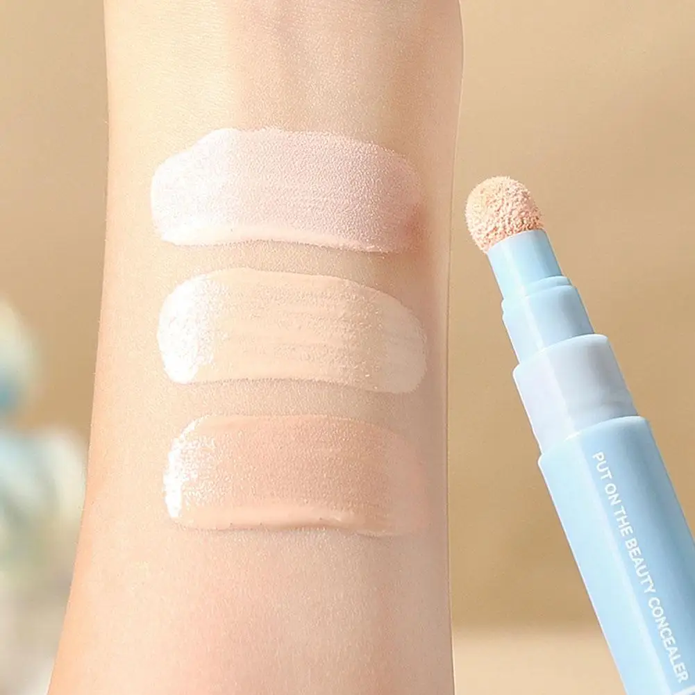 Skin Repair Concealer Pen Sponge Concealer Naturally Brightening Covering Blemishes Moisturizing and Fitting