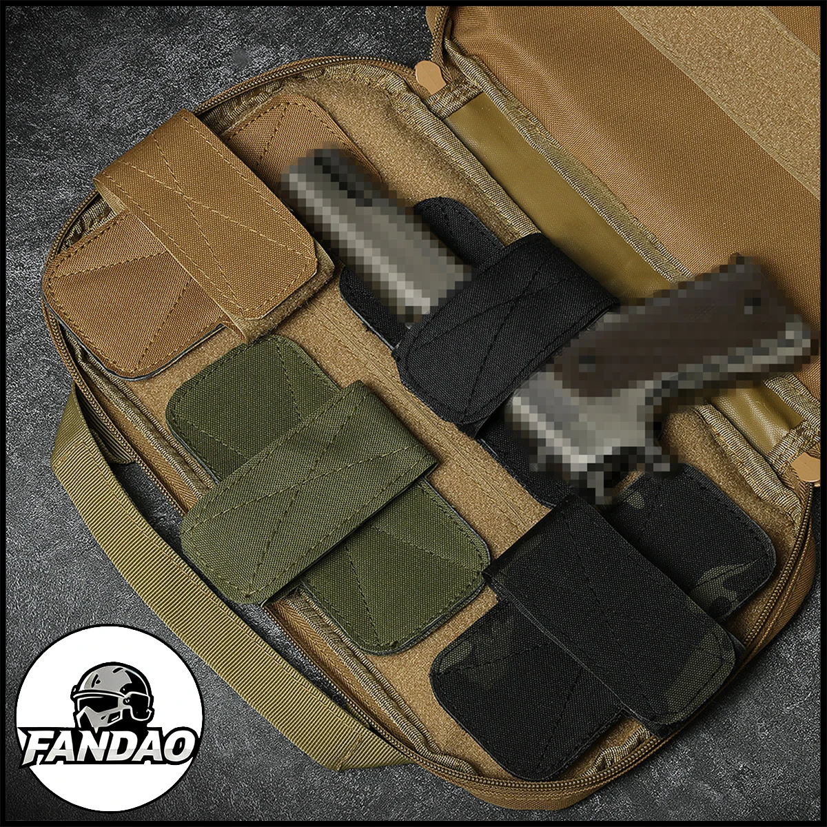 

Tactical Gun Holster for Concealed Carry CCW Universal Hook and Loop Military Holster Pistol Holster for Fanny Backpack Vest