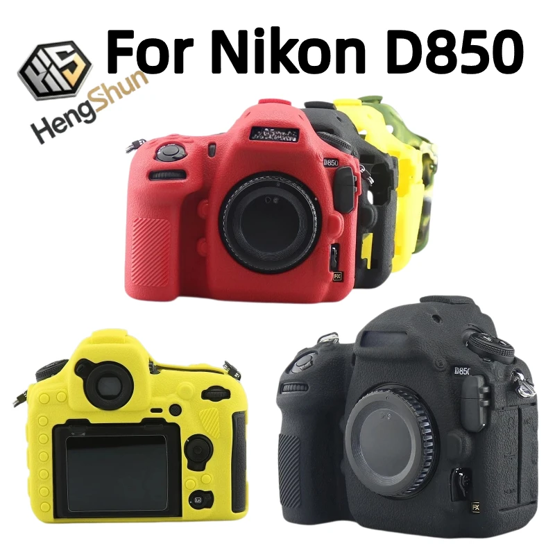 Soft Case For Nikon D850 Micro Single Camera Silicone Protective Case Camera Case Camera Bag + Free Tempered Film