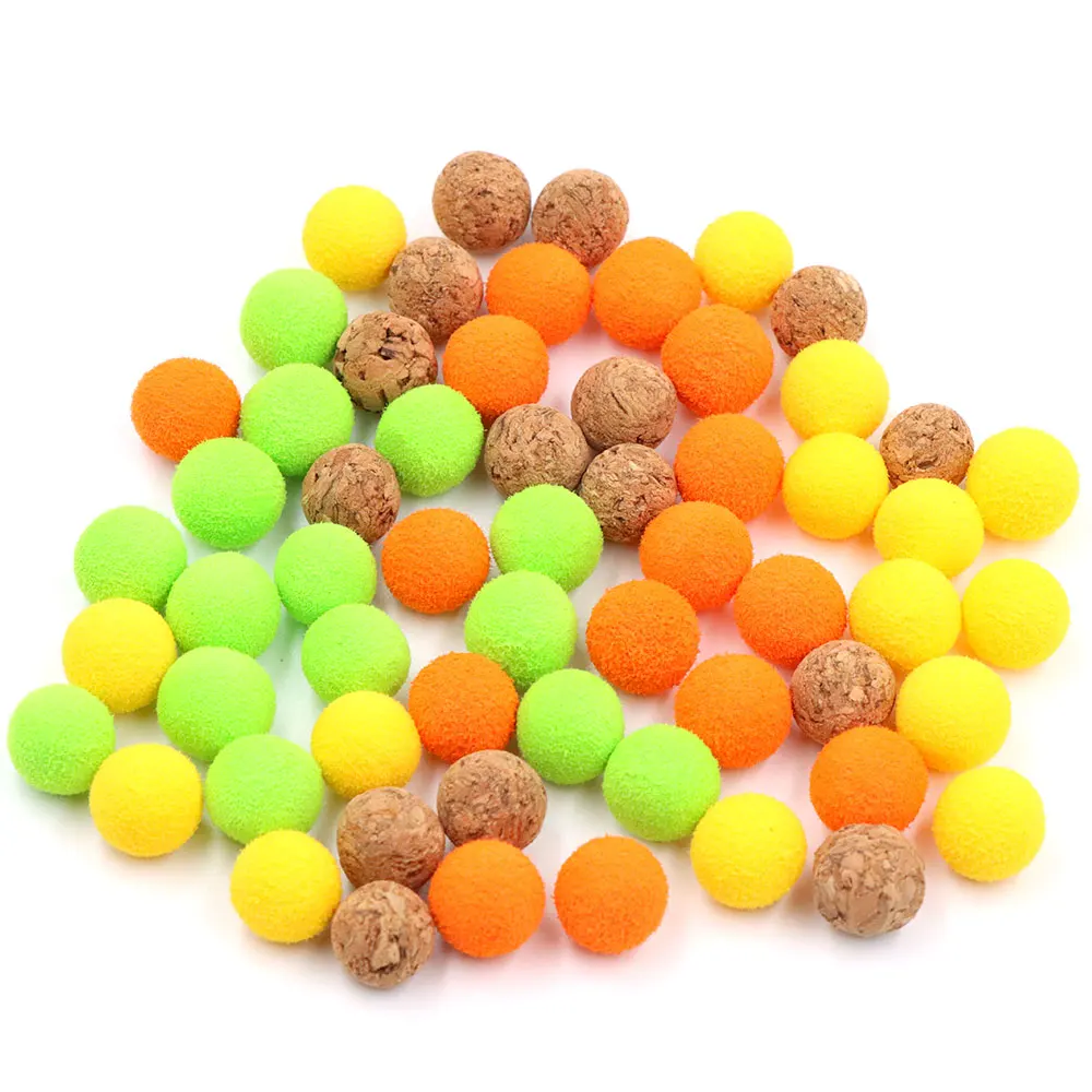 16pcs Fishing Boilies Buoyancy Fishing Bait For Pop Up Hair Rig Fishing Accessories Method Feeder Floating Boilie Fishing Tackle