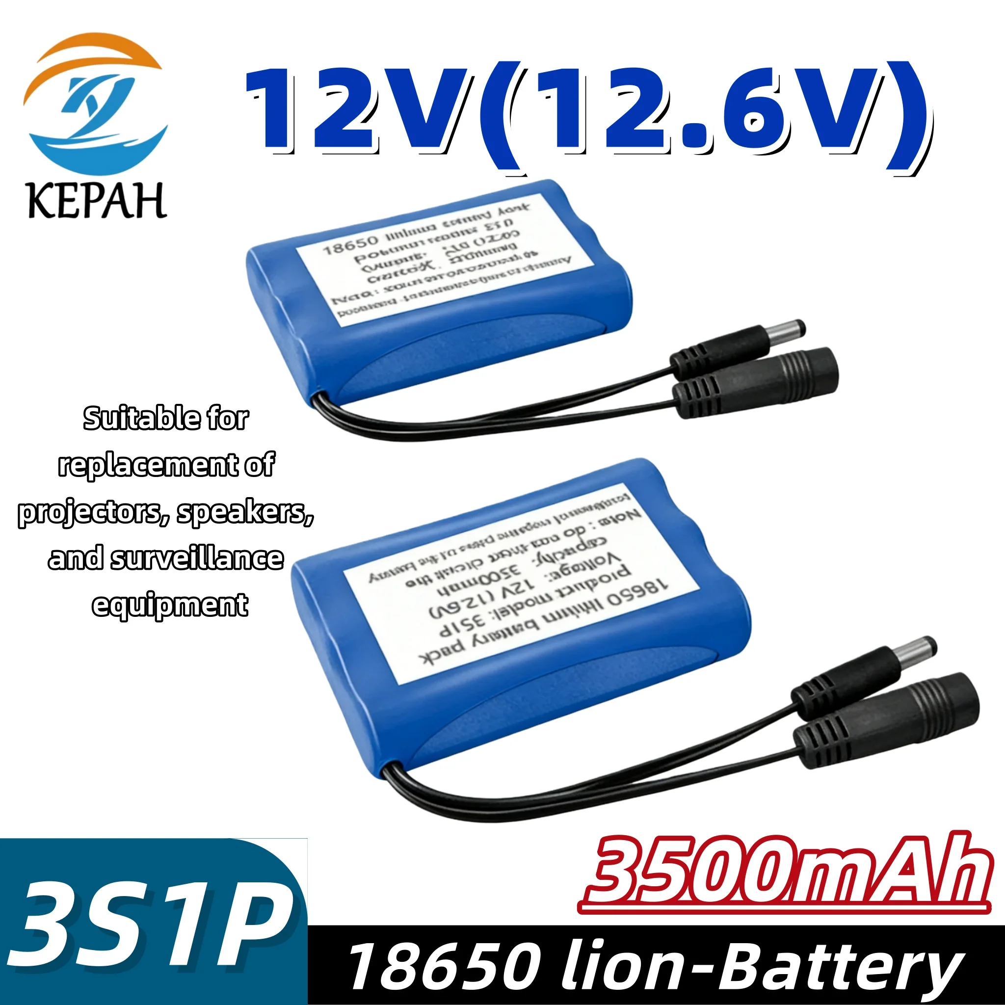 12V Special Battery for Projector｜3S1P 3500mAh for Speaker & Monitoring Device