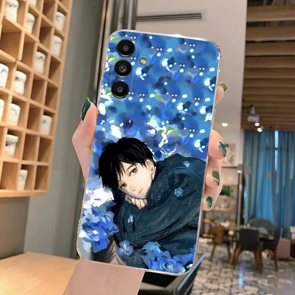 Japan Anime Yuri on Ice Phone Case For Samsung Galaxy A71,70,52,51,40,31,A50,30S,21S,Note20ultra Transparent Cover