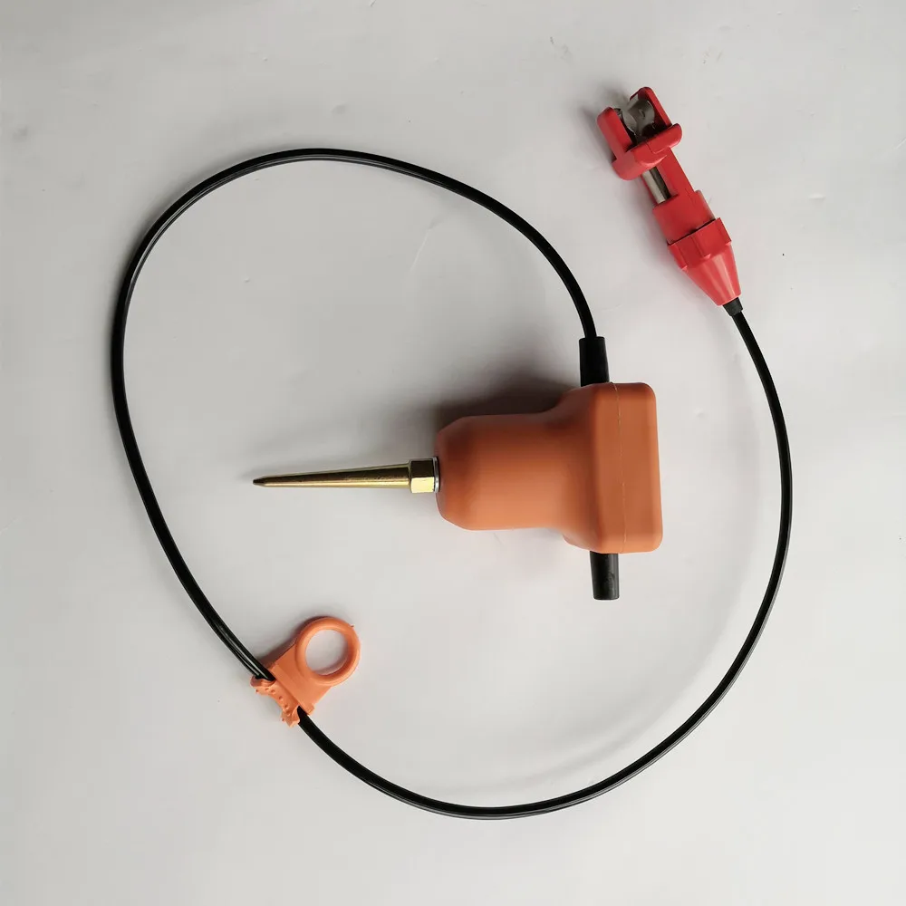 Single EG-2-II Geophone 2Hz Vertical Terminated with Split Spring Connector High Sensitivity Seismic 2 Hz Geophone