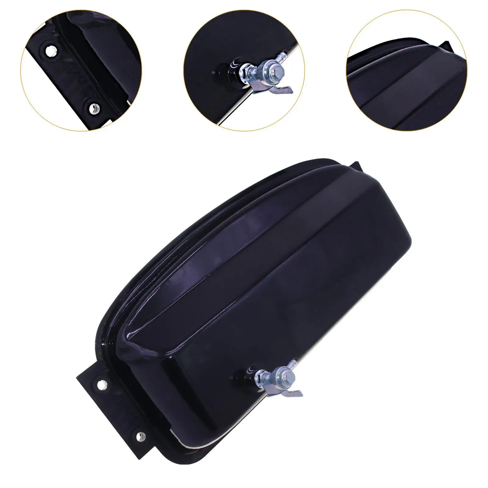 Compact 6L Gas Fuel Petrol Tank Iron Replacement Part Accessories for Modified ATV Quad 150cc 250cc