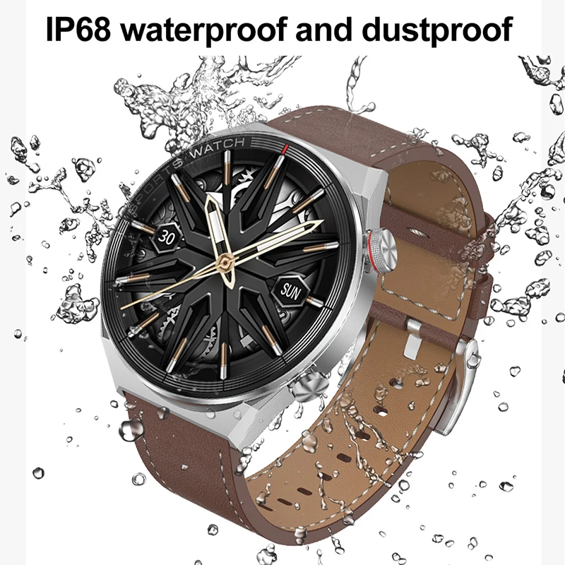 Reloj inteligente DT3 Mate para hombre, pulsera deportiva resistente al agua con llamadas, GPS, Bluetooth, NFC, 1,5x454, 454 pulgadas, para Xiaomi, Huawei 2023