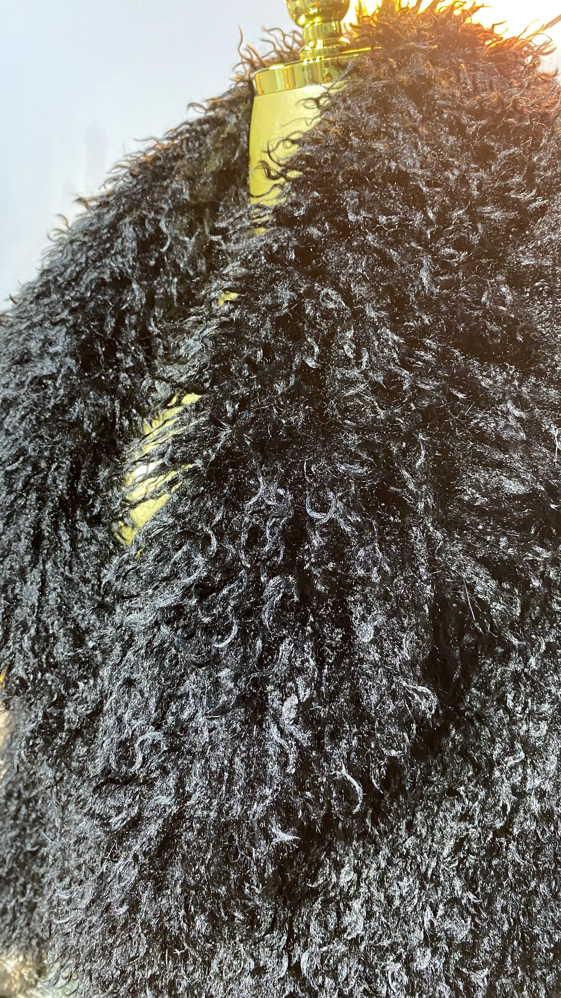 Luxury tailored winter natural sheepskin jacket, custom-made thick, warm, fluffy and soft sheepskin women's coat-GZXX299