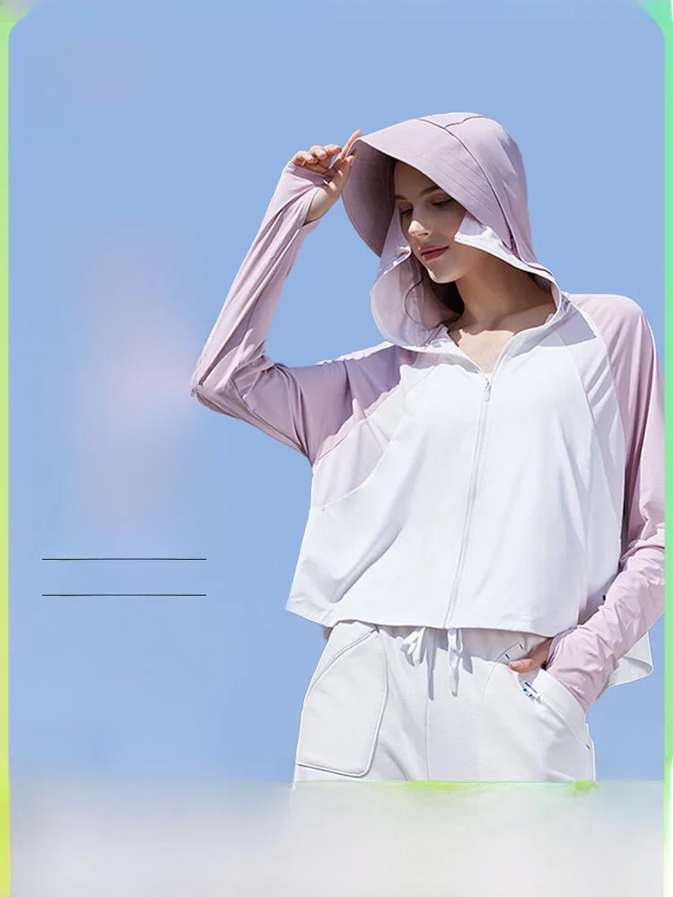 

Дышащая легкая солнцезащитная одежда Bananain, женская одежда из ледяного шелка для активного отдыха, защита от ультрафиолета, летняя коллекция 2023 года