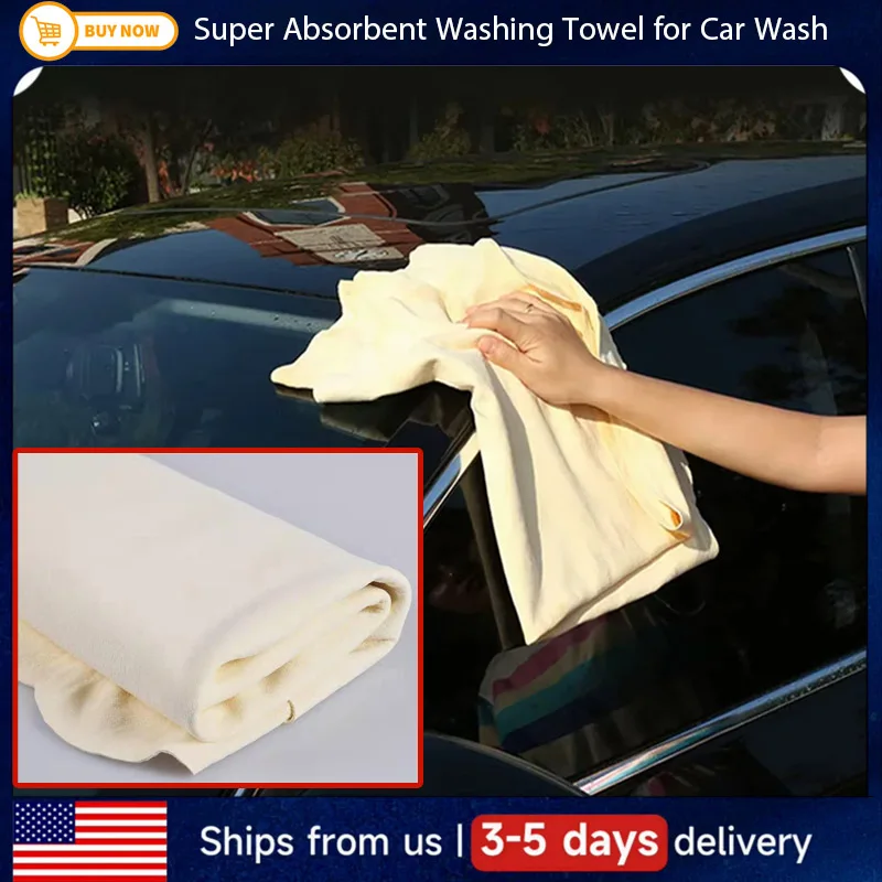 

Инструменты для мойки автомобиля, аксессуары, натуральная замша, чистящее полотенце для ухода за автомобилем, быстросохнущая ткань из овчины, супер впитывающее полотенце для мытья