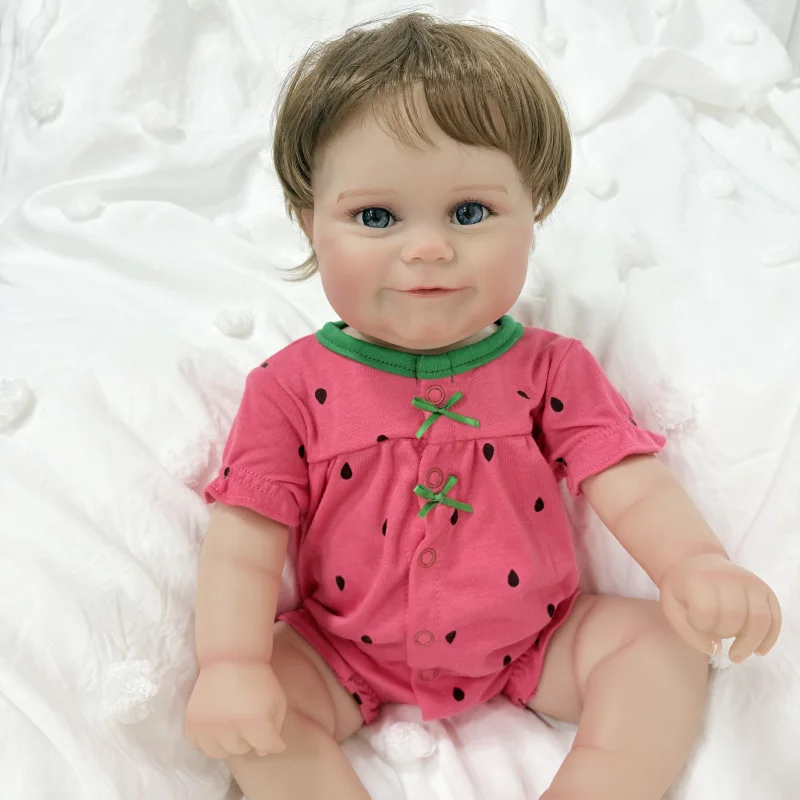 

20 дюймов, высокое количество, ручная роспись, видимые вены, виниловое тело для всего тела, Rebornl Maddie, реалистичные Bebe для маленьких детей