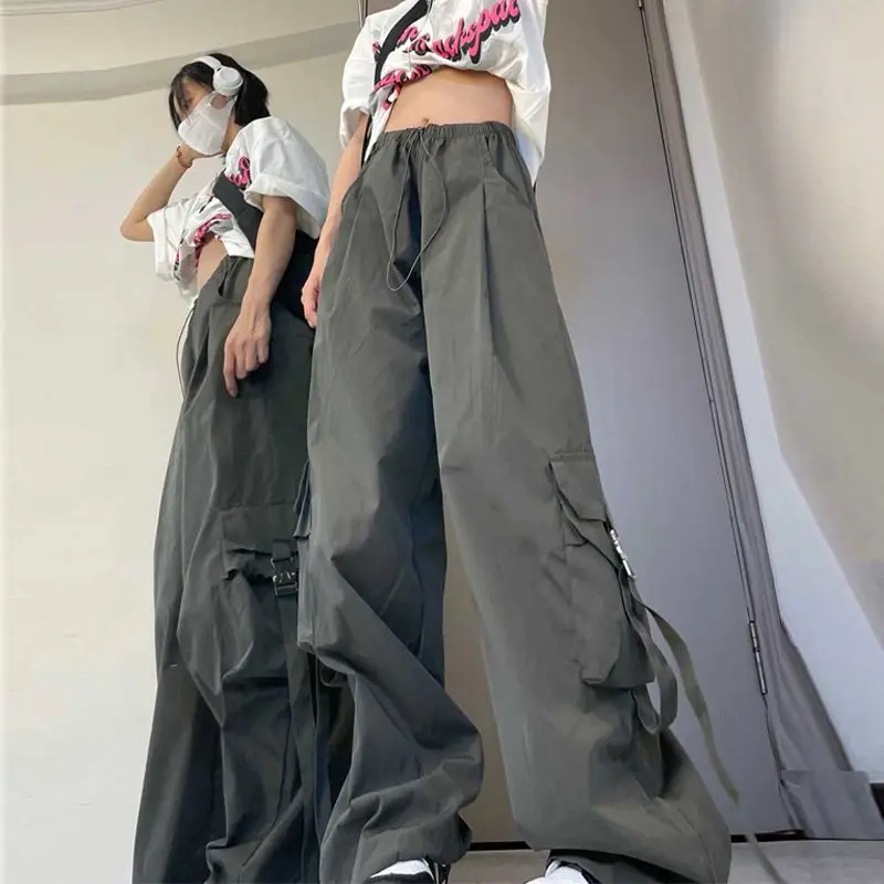 Instagram Maillard Spring/Summer Thin Men's and Women's Casual Pants Street Dance Straight Tube Wide Leg Work Dress Leggings