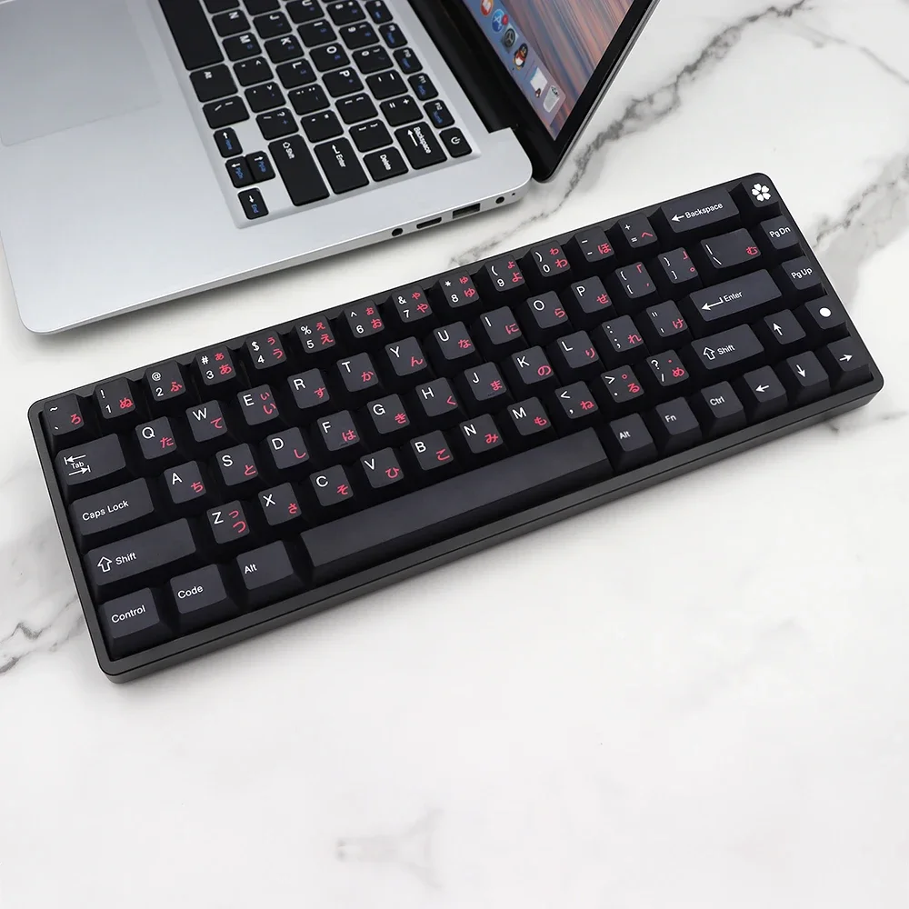 

Original factory height Sakura PBT five-sided sublimation keycap 135 key adaptation 61 64 68 96 108, etc