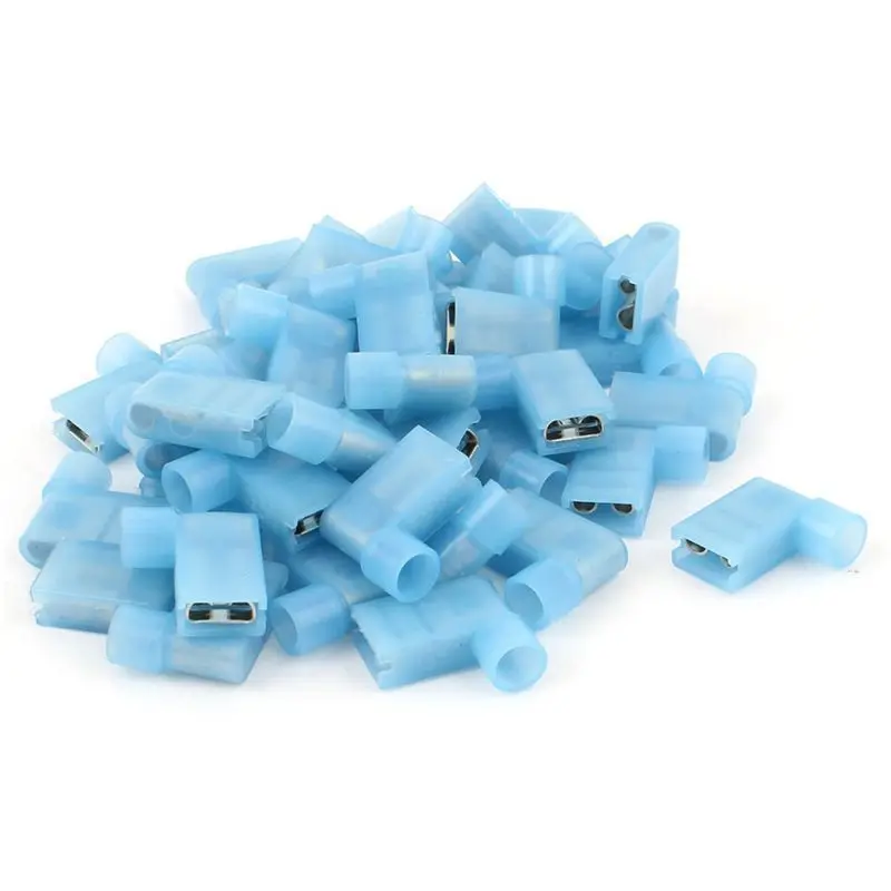 A7THK-120Pcs 90 Degree Insulated Female Push On Wire Terminal Connector