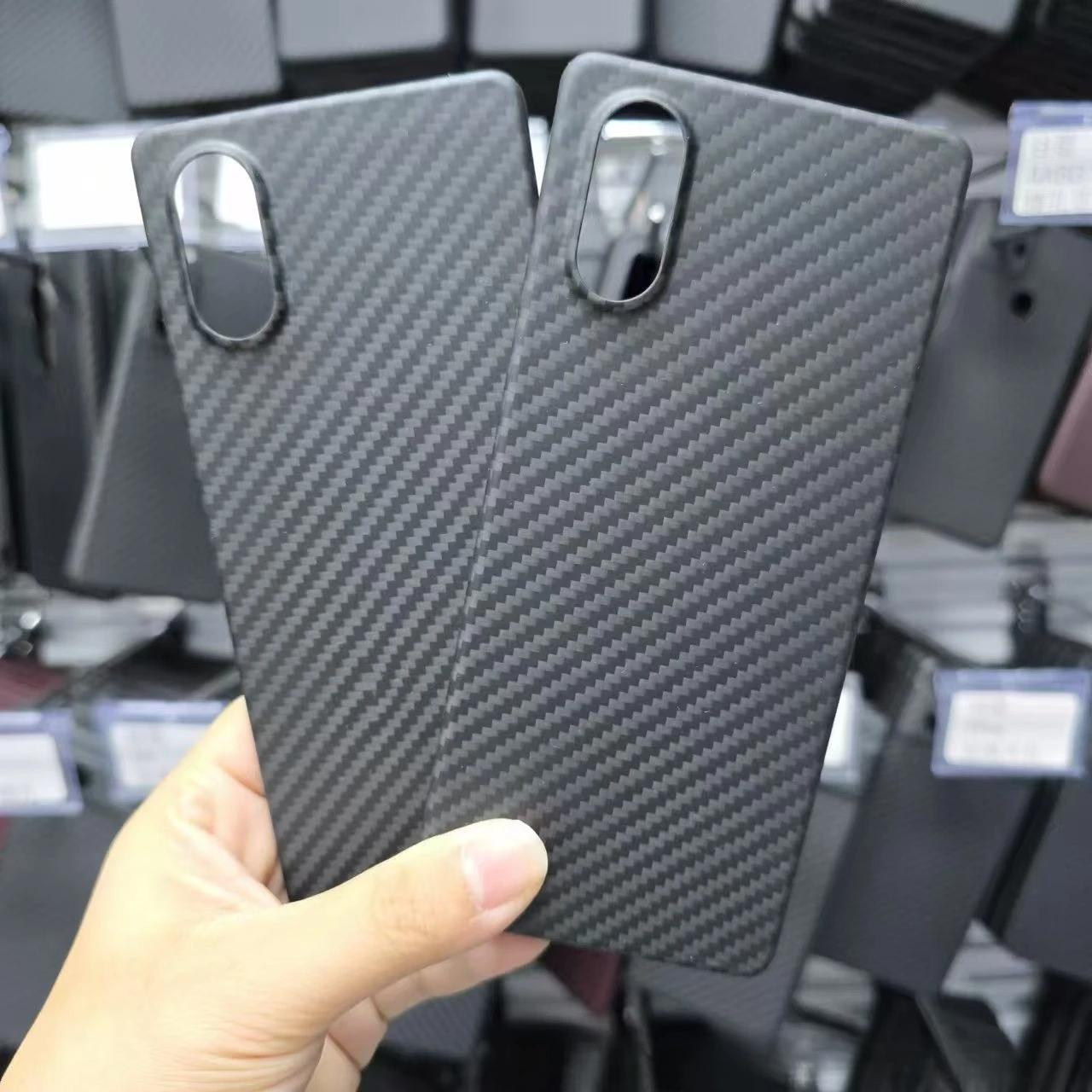 

Для Sony Xperia 10 В/10iv из натуральной углеродной ткани, арамидный чехол, ультратонкий легкий защитный чехол для Sony Xperia 10 iii