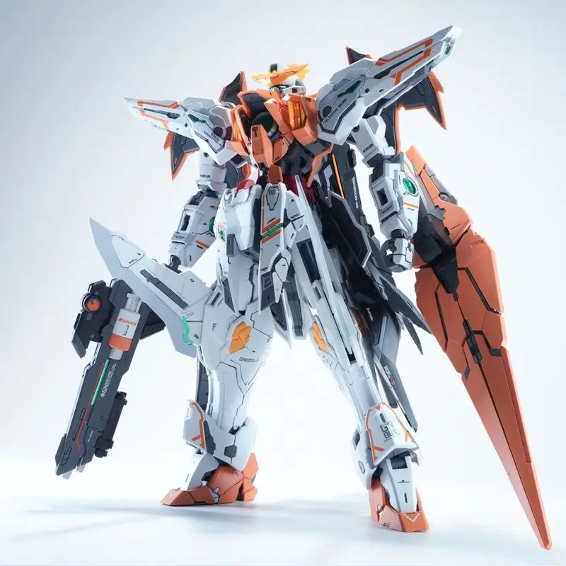 

New Super Soldier Program Model Mg 1/100 Kyrios Transformable Mecha Model Kit Allelujah Action Figure Model Toy Birthday Gifts