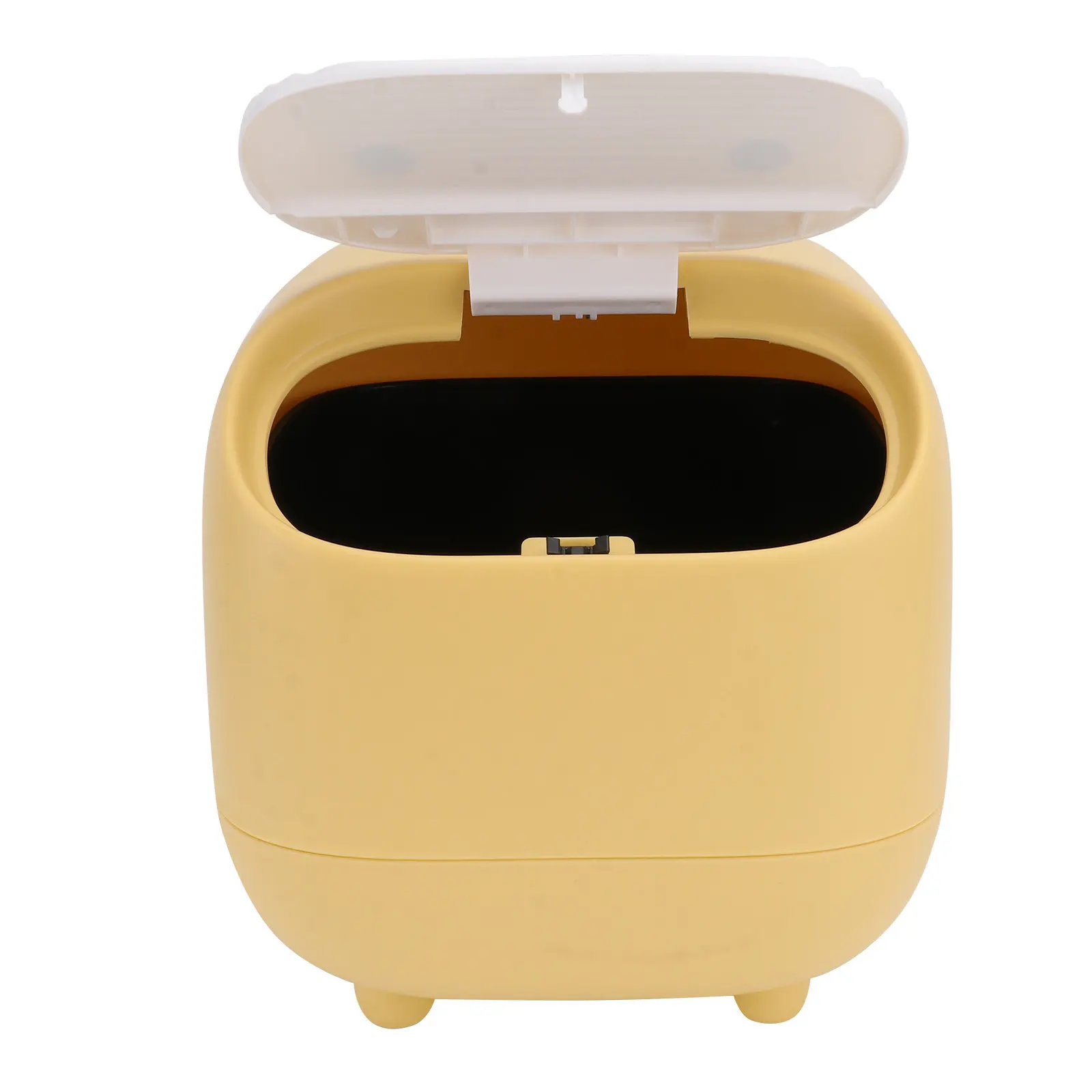 

1Pcs Mini Trash Can Desktop Garbage Can Creative Pressing Type Compact Desktop Trash Container for Office Home Dormitory Use