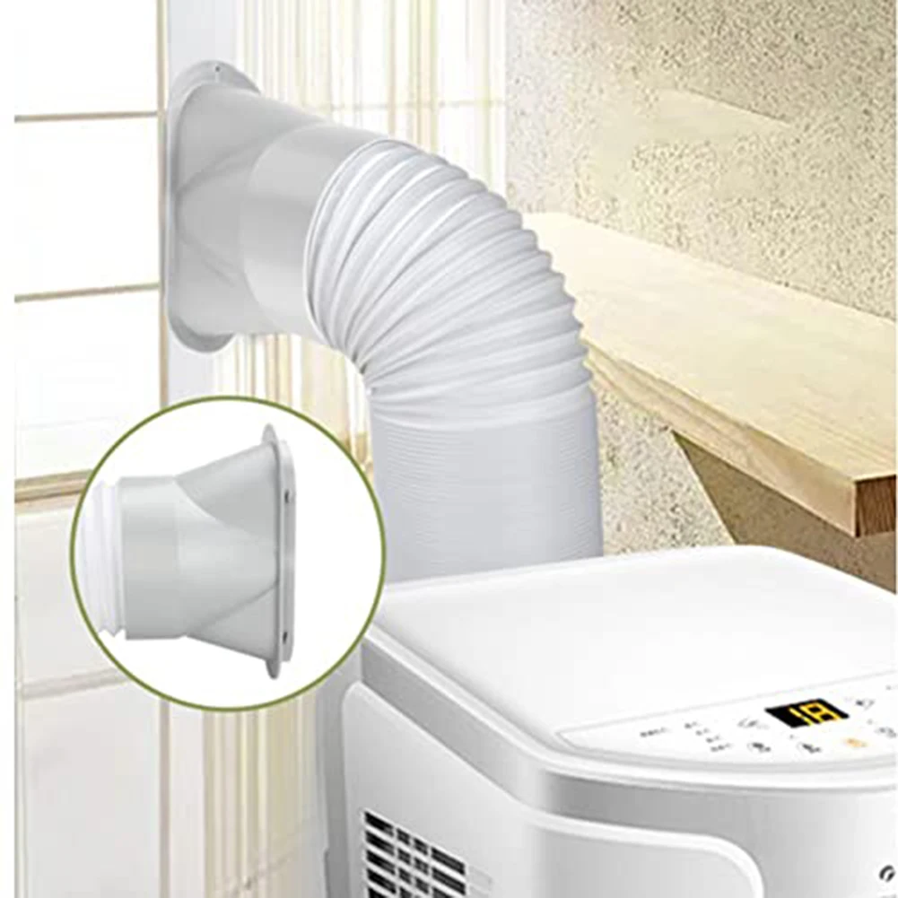 

Mobile Air Conditioner Accessories For Exhaust Ducts 13 Cm With Snap-on Sealing Flaps And Flat Mouth Connectors Pipe Fittings