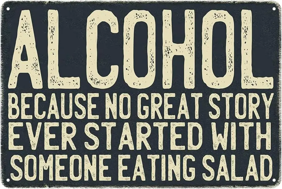 1h,Bar Signs For Home Bar Wall Vintage Metal Tin Signs Funny Bar Signs For Outside Metal Kitchen Sign Alcohol Wall Decor Wine Ba