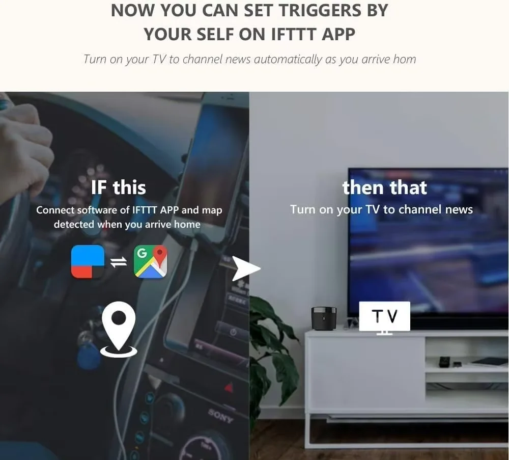 Broadlink RM4 MINI + HTS2 IR تحكم عن بعد تكييف الهواء التلفزيون فك التشفير مستشعر درجة الحرارة والرطوبة مع جوجل المنزل اليكسا