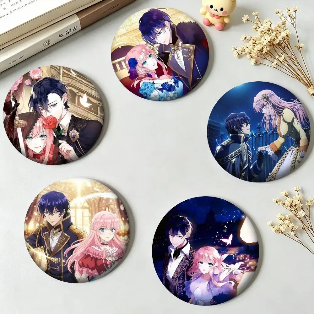 R-Romantic Fantasy 7th Time Loop Anime  25 32 44 58 75mm Badges Personalized Round Brooches Pins Accessory Gift