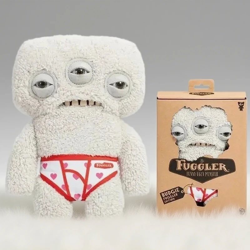 

Genuine Fuggler Teeth Monster Plush Doll Toys Funk Teeth Treasure Ugly Monster Funny Toy Backpack Pendant Adult Kids Toy Gifts