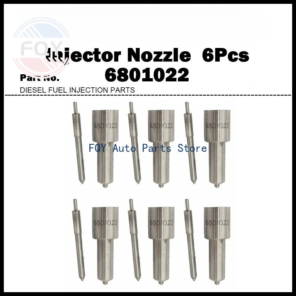 

6X High Quality Injector Nozzle 6801022 1447829M91 For 2645A010 Massey Ferguson 3080 4240 699