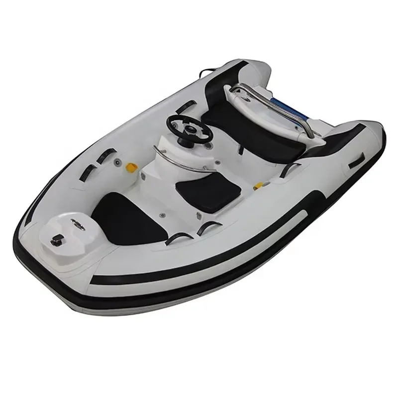 10ft Drifting CE Europe PVC/Hypalon Fiberglass Double Hull Inflatable Rubber Boat 3 Capacity RIB300