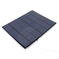 USB Small Solar Cell 5W 6V Solar Panel Charger Monocrystalline Power Emergency Panels for Mobile Phone/3-5V Battery Charging