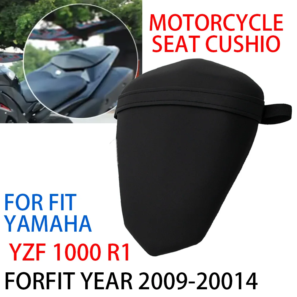 

Motorcycle Black Passenger Rear Seat Pillion Cushion Fit For Yamaha YZF 1000 R1 2009 2010 2011 2013 2014