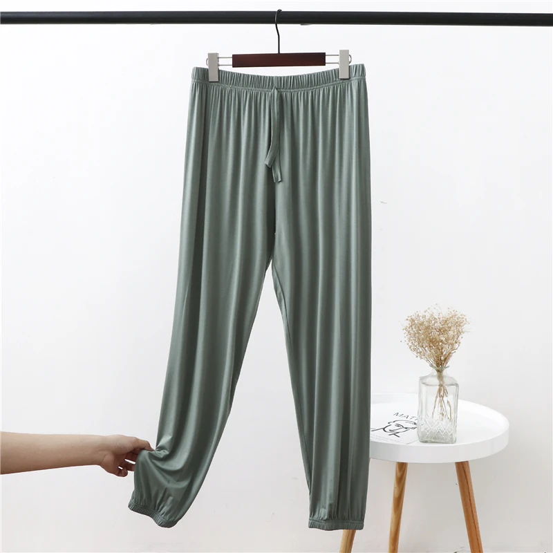 Loose Lantern Pants Women's Modal Casual Pants Summer Thin Footed Trousers Large Size Versatile Fat MM Sports Pants