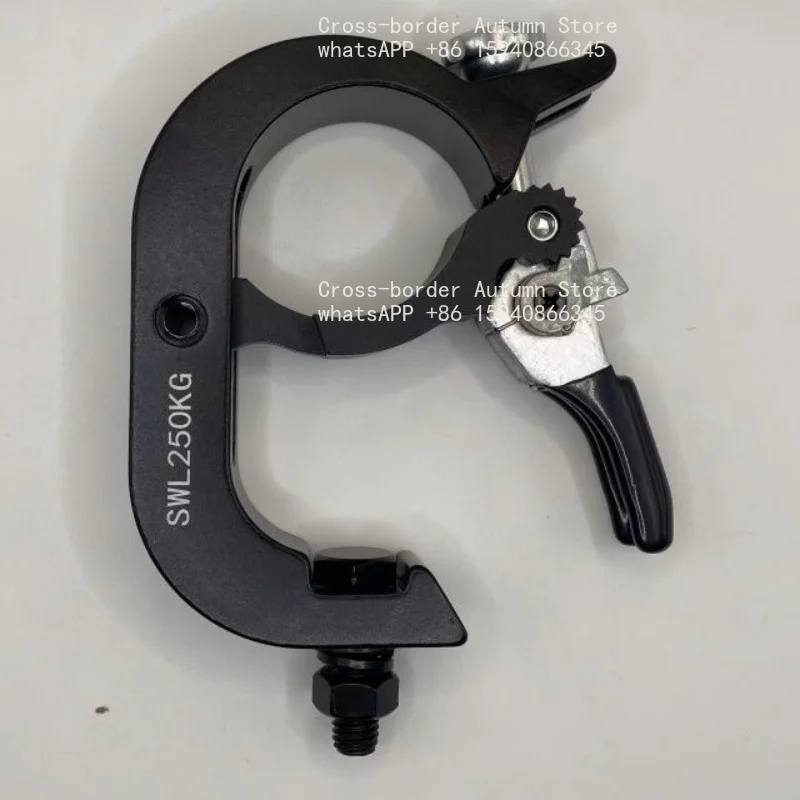 Quick-release stage lighting hooks, swing head spring PA lamp cluster hooks, aluminum alloy accessories