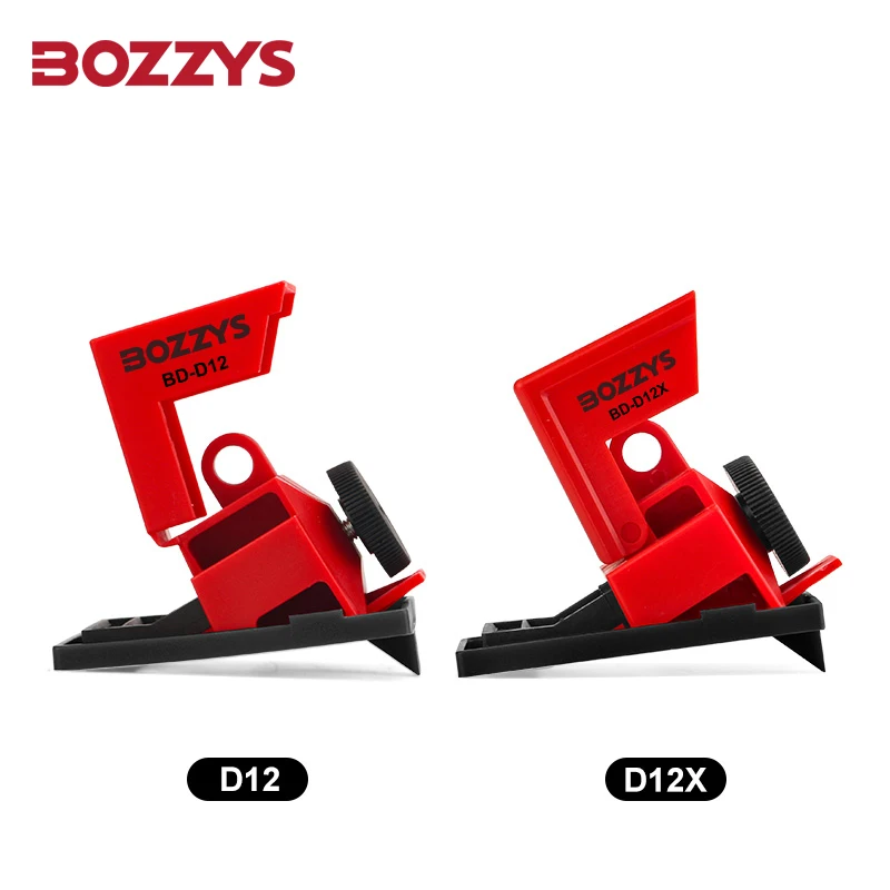 BOZZYS Clamp-On Circuit Breaker Lockout for Electrical Lockout Tagout to Prevent Accidental Operation BD-D12/D12X